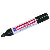 EDDING 500 CHISEL TIP PERMANENT MARKER LARGE BLACK (PACK OF 10) 500-001 image