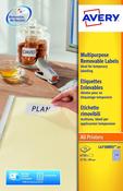 AVERY LASER MINI LABELS 270 PER SHEET WHITE (PACK OF 6750) L4730REV-25 (PACK OF 25 SHEETS)