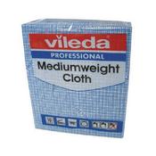 VILEDA MEDIUM WEIGHT CLOTH BLUE (PACK OF 10) 106399