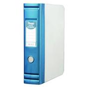 HERMES HEAVY DUTY 80MM 2D-RING POLYPROPYLENE BOX FILE A4 BLUE 8.BA4.007 image