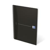 OXFORD CARD COVER WIREBOUND NOTEBOOK A4 BLACK (PACK OF 5) 100102931 image