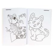 A4 96 PAGE PERFORATED COLOURING BOOK - CUTE ANIMALS