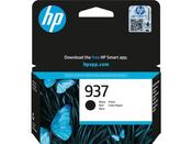 HP 937 INK CARTRIDGE BLACK 4S6W5NE image