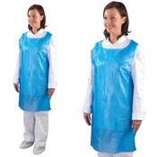 SHIELD DISPOSABLE APRONS ON A ROLL BLUE (1000 SHEETS)