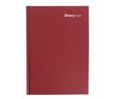 DESK DIARY DAY PER PAGE APPOINTMENTS A5 BURGUNDY 2026 KFA51ABG26
