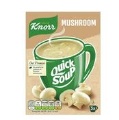 KNORR QUICK SOUP MUSHROOM 3 PORTIONS (PACK OF 12)