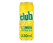 CLUB LEMON SOFT DRINK CAN 330ML (PACK OF 24) 382568