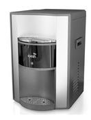 THE ONYX POU COUNTER-TOP MAINS FEED WATER COOLER SILVER. CAPACITY OF 1.5 - 4.6 LITRES PER HOUR.