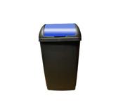 VFM RECYCLING BIN WITH LID 50 LITRE BLUE 384290 image