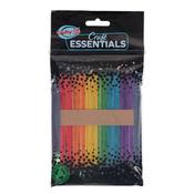 CRAFTY LOLLIPOP STICKS - COLOURED PK42 (12 PACKS)