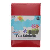 CRAFTY PACKET OF 12 OF 9"X6" FELT SHEETS S/A BACK (6 PACKS)