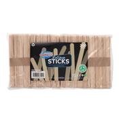 CRAFTY  BAG 200 LOLLIPOP STICKS  (10 PACKS)