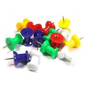 PUSH PINS ASSORTED (PACK OF 20) 20471
