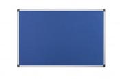 BI-OFFICE ALUMINIUM TRIM FELT NOTICE BOARD 900X600MM BLUE FA0343170