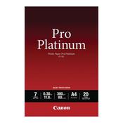 CANON A4 PRO PLATINUM PHOTO PAPER 300GSM (PACK OF 20 SHEETS) image