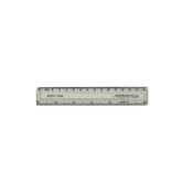 Q-CONNECT ACRYLIC SHATTER RESISTANT 15CM CLEAR RULER (PACK OF 10)