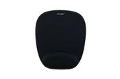 KENSINGTON FOAM MOUSE PAD BLACK WITH CUSHIONED WRIST REST 62384 image