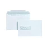 POSTMASTER ENVELOPE 162X238MM HIGH WINDOW GUMMED 90GSM WHITE (PACK OF 500) A29984 image