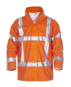 HYDROWEAR NEER MULTI HYDROSOFT FLAME RETARDANT ANTI-STATIC HIGH VISIBILITY WATERPROOF PARKA ORANGE XL (PACK OF 1) image