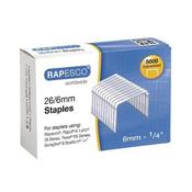 RAPESCO 26/6MM STAPLES CHISEL POINT (PACK OF 5000) S11662Z3 image