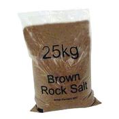 WINTER DRY BROWN ROCK SALT 25KG 384071 (PACK OF 1) image