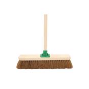 COCO SOFT BROOM WITH HANDLE 18 INCH G.01/BLACK T/C4 (PACK OF 1) image