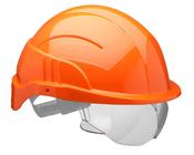 CENTURION VISION PLUS SAFETY HELMET INTEGRATED VISOR ORANGE  (PACK OF 1) image