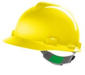 MSA V-GARD SAFETY HELMET YELLOW  (PACK OF 1) image