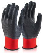 BEESWIFT MULTI-PURPOSE FULLY COATED LATEX POLYESTER KNITTED GLOVE BLACK XL (PACK OF 1) image
