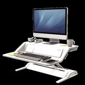 FELLOWES LOTUS DX SIT-STAND WORKSTATION WHITE 8081101 image