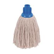 2WORK TWINE ROUGH SOCKET MOP 12OZ BLUE (PACK OF 10) 101851B image