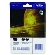 BROTHER LC1100 BLACK INKJET CARTRIDGE (PACK OF 2) image