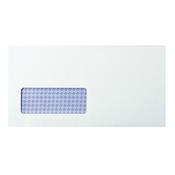 Q-CONNECT DL ENVELOPES WINDOW SELF SEAL 80GSM WHITE (PACK OF 1000) KF3455 image
