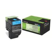 LEXMARK 802C CYAN TONER CARTRIDGE 80C20C0 image
