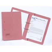 EXACOMPTA GUILDHALL TRANSFER SPIRAL FILE 315GSM FOOLSCAP PINK (PACK OF 50 FILES) 348-PNK
