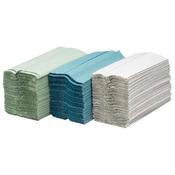 MAXIMA GREEN C-FOLD HAND TOWEL 1-PLY GREEN (PACK OF  15) X 92 SHEETS KMAX5053 image