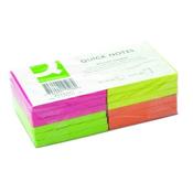 Q-CONNECT QUICK NOTES 76 X 76MM NEON (PACK OF 12) KF10508 image