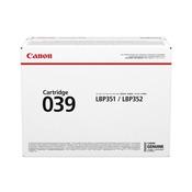 CANON 039 BLACK TONER CARTRIDGE 0287C001 image