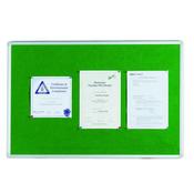 Q-CONNECT ALUMINIUM FRAME FELT NOTICEBOARD 1800X1200MM GREEN 54034205 image
