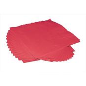 NAPKINS 2 PLY 40CM SQUARE RED (PACK OF 125 NAPKINS) image