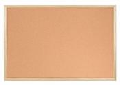 BI-OFFICE CORKBOARD WOODEN FRAME 90X60CM image