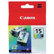CANON BCI-15C COLOUR INKJET CARTRIDGES (PACK OF 2) 8191A002 image