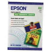 EPSON MATT PHOTO QUALITY A4 SELF-ADHESIVE PAPER 167GSM (PACK OF 10 SHEETS) image