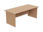 ASHFORD PANEL LEG 1800MM X 800MM STRAIGHT DESK - BEECH image
