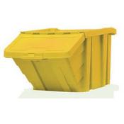 VFM YELLOW HEAVY DUTY STORAGE BIN WITH LID (DIMENSIONS: W400 X D635 X H345MM) 359521 image