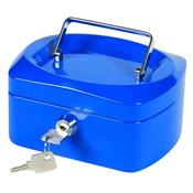 Q-CONNECT CASH BOX 6 INCH BLUE KF02608 (PACK OF 1)