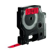 DYMO 40917 D1 LABELMAKER TAPE 9MM X 7M BLACK ON RED S0720720 (PACK OF 1) image