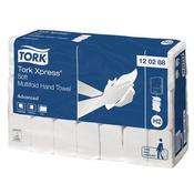 TORK XPRESS MULTIFOLD HAND TOWEL H2 WHITE 136 SHEETS (PACK OF 21) 120288 image