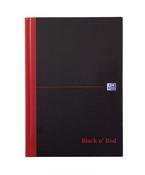 BLACK N RED BOOK CASEBOUND 90GSM SINGLE CASH 192PP A5 REF 100080414 [PACK 5] image