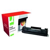 Q-CONNECT COMPATIBLE SOLUTION HP 36A BLACK LASERJET TONER CARTRIDGE CB436A image
